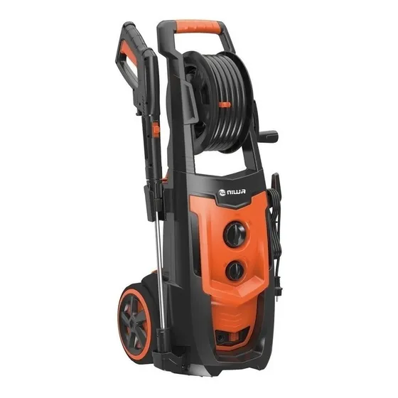 Hidrolavadora Electrica 150bar 2200w Niwa Hdnw-700 Color Negro con naranja