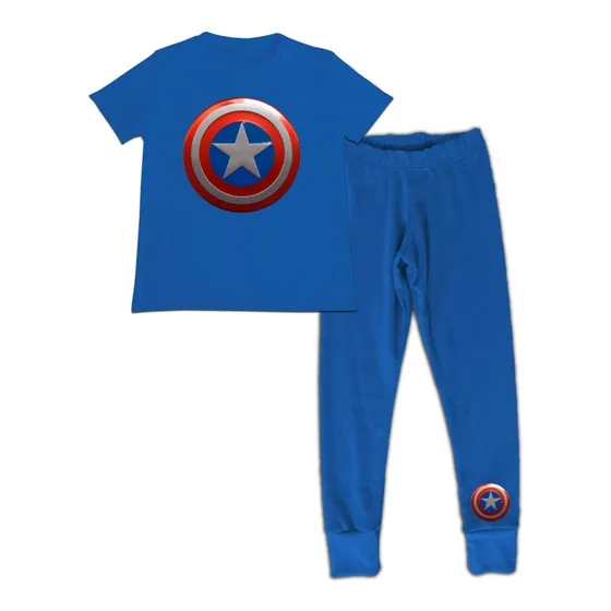 Pijama Niño Niña Capitan America Batman Superman Spiderman