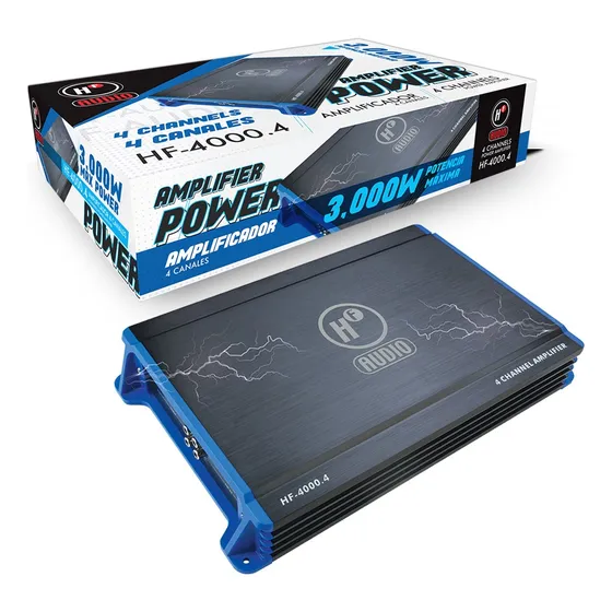 Amplificador Hf 4 Canales 3000 Watts