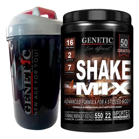 Batido Diet Reemplaza Comidas Control Peso Shake Mix Genetic