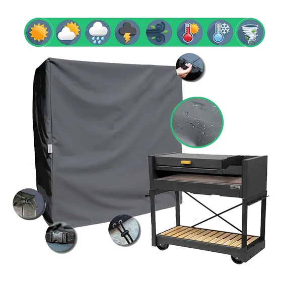 Funda Parrilla Gaucha Lona Pesada Gruesa Impermeable Tromen