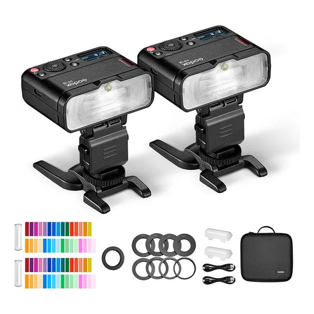 Kit De 2 Flash Macro Godox Mf12-k2