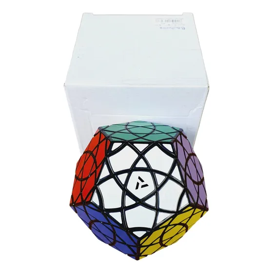 Bauhinia Dodecaedro Aj Cubo Rubik Modificación Negro Difícil
