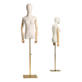 Maniquí Torso Tela Brazos De Articulables Maniquí Torso Tela Brazos De Articulables