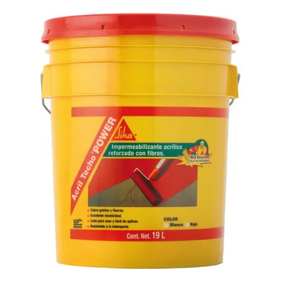 Impermeabilizante Acrílico Y Aislante Térmico C/ Sika 432435