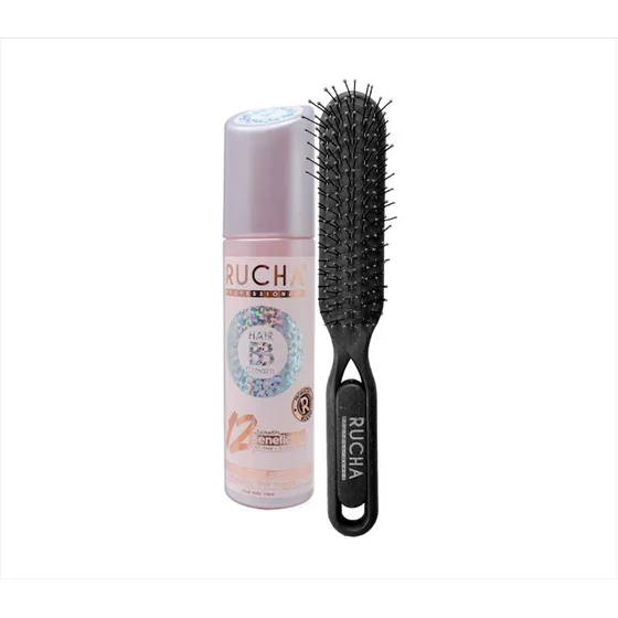 Crema Bb Cream Rucha Cabello + Cepillo Desenredante