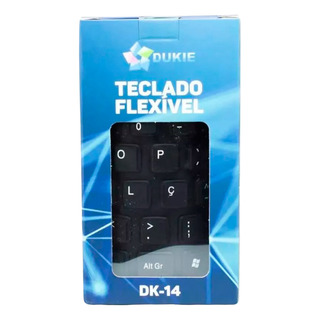 Teclado Flexível Dk-14 Usb - Original Alfa Númerico Teclado Flexível Dk-14 Usb - Original Alfa Númerico