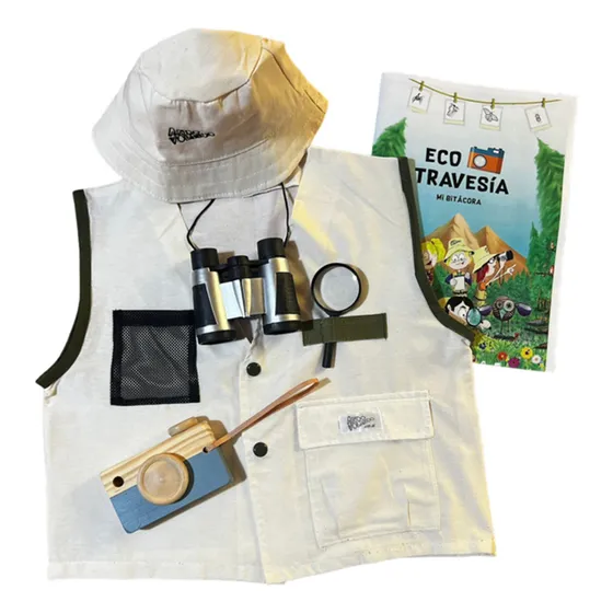 Set De Explorador Eco Travesia Gorro + Chaleco