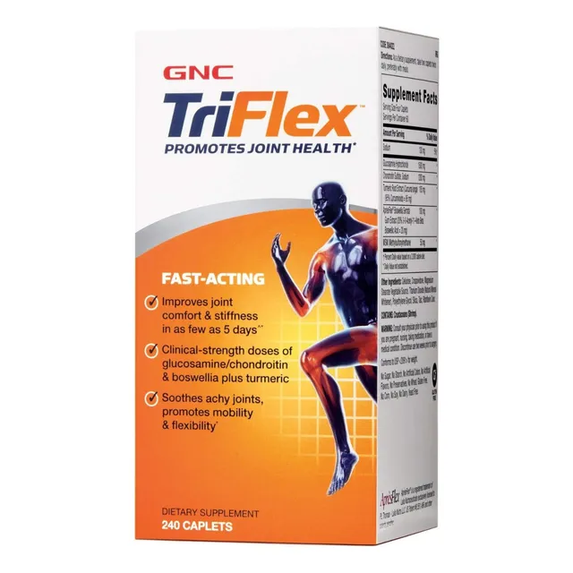 Triflex De Acción Rápida Gnc 240 Comprimidos