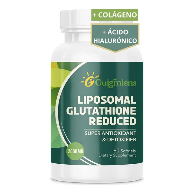 Glutation Capsulas Glutathione Liposomal 2000mg Antioxidante