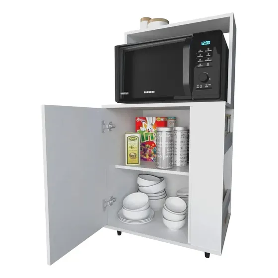 Mueble Bajomesada para Microondas Home Collection de 60 cm con 1 Puerta