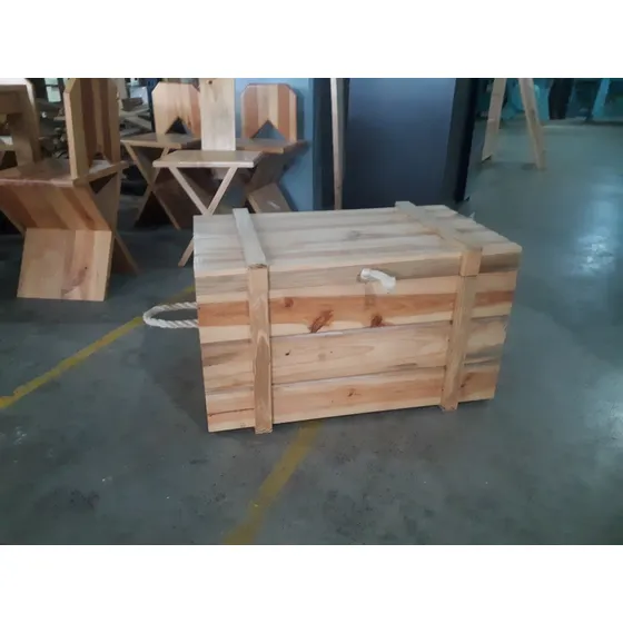 Baúl De Madera De Pino 