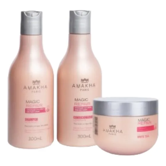 Kit Shampoo, Acondicionador Y Tratamiento Magic Repair