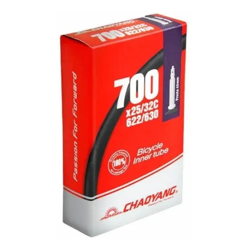 Cámara de aire Chaoyang 700x25/32 Válvula Presta 48mm - Un