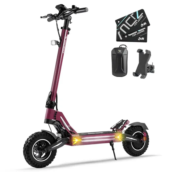 Honey Whale G3 Pro Scooter Eléctrico Para Adultos 18ah 1640w Rojo