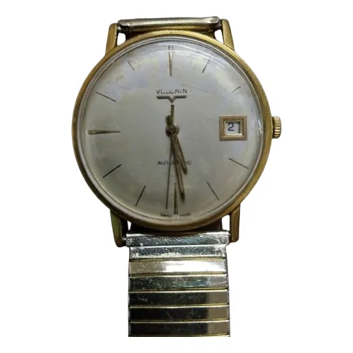 Relógio Vulcain Swiss Automático Masculino Antigo Perfeito