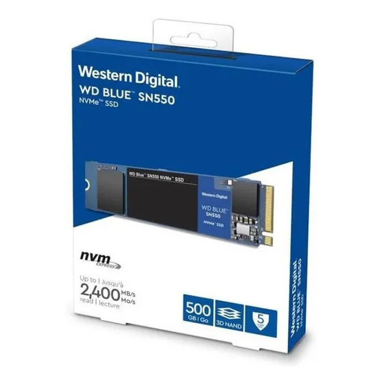 Disco Solido Ssd M.2 Pcie 500gb Western Digital Blue Sata Sn