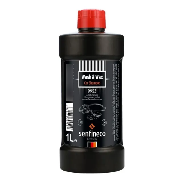Shampoo Con Cera Para Carros Wash & Wax Senfineco 1 Lt 
