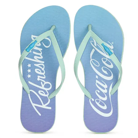 Chinelo Dedo Feminino Coca Cola Praia Leve Antiderrapante