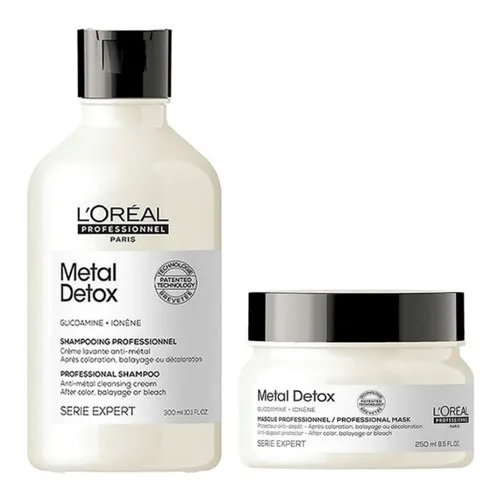 L´Oréal metal detox serie expert shampoo 300ml mascara 250ml