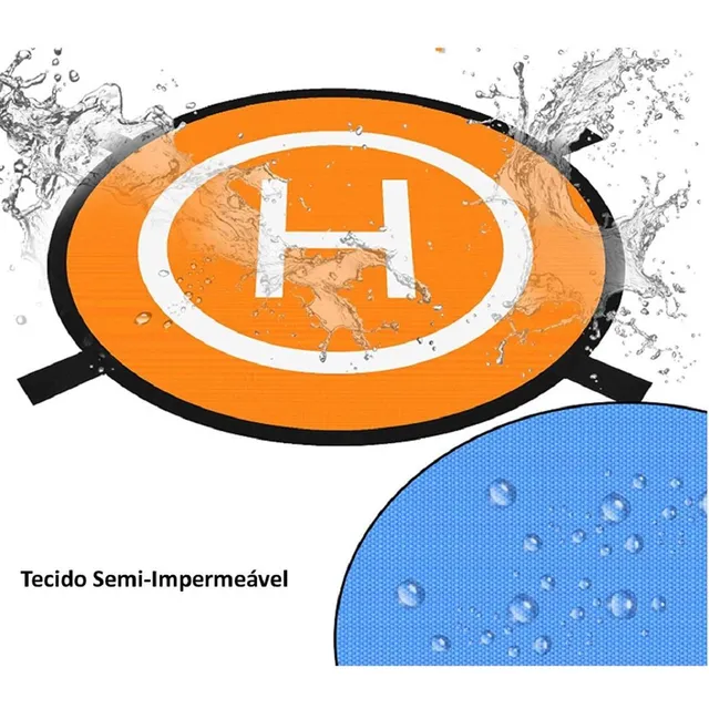 Pista De Pouso Decolagem Drone Heliponto Landing Pad 75cm