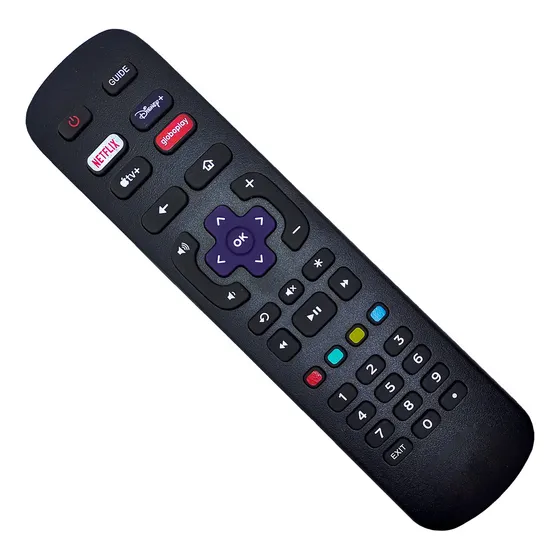 Controle Remoto Compatível Para Tv Philco Roku Led Smart