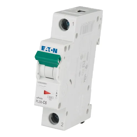 Pls6-c6-mw Moeller Int.termomagnetico P/riel 1p 6 Amp 242675
