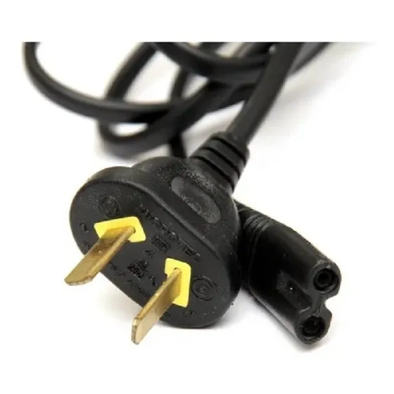 Cable De Alimentación Interlock Tipo 8 De 1.50cm De Largo Negro