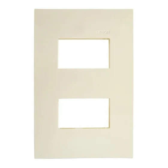 Atenuador Dimmer Led Doble Con Placa Marfil Simon 25