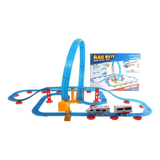 Tren Bala Eléctrico Pista Loop Locomotora Ferrocarril Grande