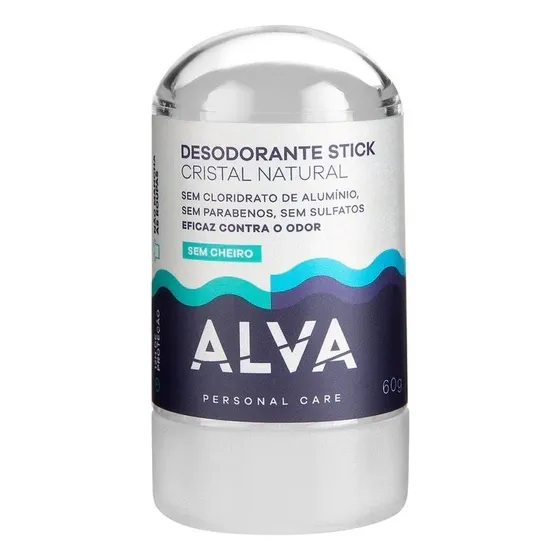 Desodorante Stick Kristall Sensitive Alva - 60g Fragrância Sem perfume