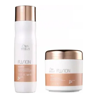 Kit Wella Fusion Intense Shampoo 250ml + MĂĄscara 150ml Kit Wella Fusion Intense Shampoo 250ml + MĂĄscara 150ml