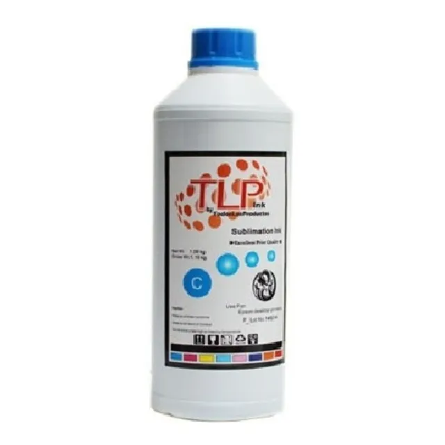 Tinta Tlp Premium Para Sublimación 1 Litro Para Tazas , Playeras, Gorras Etc. M Tinta Cian