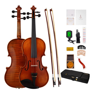 Juego De Violines Phoenix 4/4 De Tamaño Completo De Madera M Juego De Violines Phoenix 4/4 De Tamaño Completo De Madera M