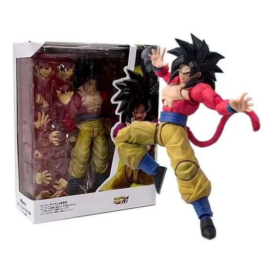 Brinquedo De Ação Shf Son Goku Dragon Ball Z Super Saiyan 4 