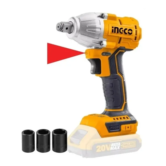 Llave Impacto 20v 1/2 Brushless Sin Bateria Ingco Ciwli20020