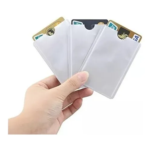 Lote 6 Protectores Bloquea Anti Robo Tarjeta Credito Debito 