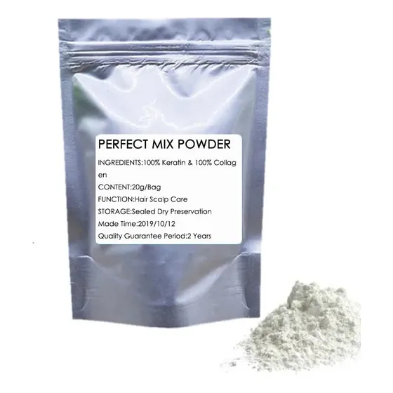 Mezcla Perfecta En Polvo 100% De Colágeno Y 100% De Queratin