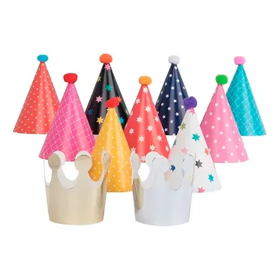 Gorros Para Fiesta De Cumpleaños 22pz