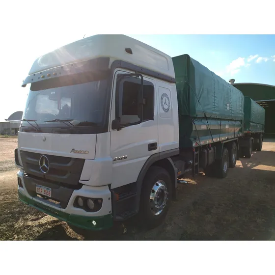 Camion Mercedes Atego 2428 Con Volcadora Y Zorra Viscazo