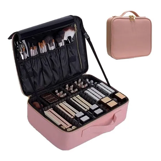 Maleta Organizador De Maquillaje Estuche De Viaje Maquillaje