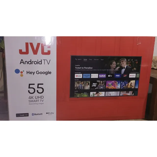 Smart Tv Jvc 55  Android Google Tv 4k Frameless Nuevo