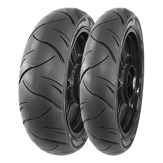 Par Pneus Furia Racer 120/70-17 + 180/55-17 Tubeless