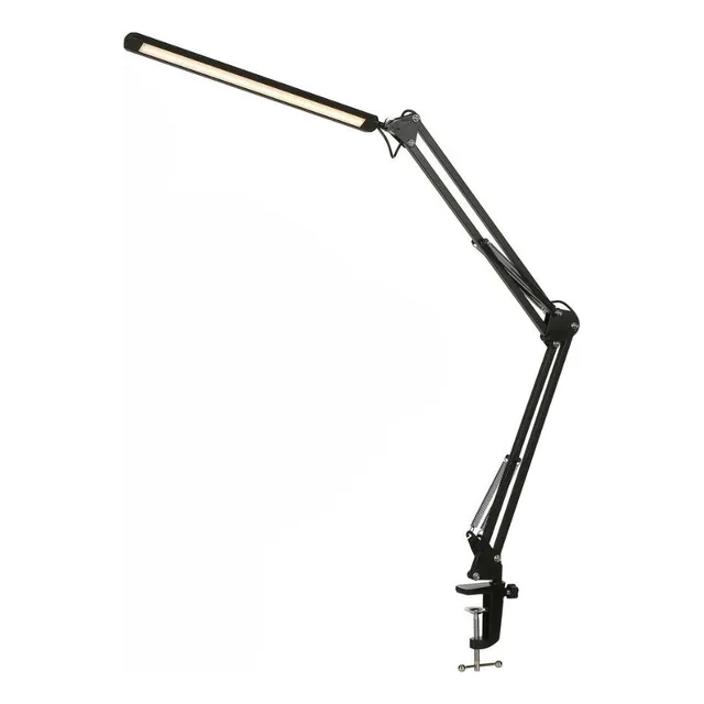 Lámpara De Escritorio Articulada De Metal Con Luz Led Cable