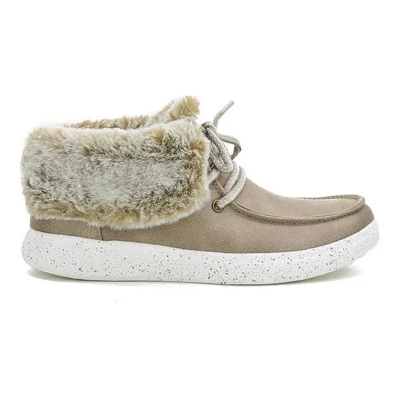 Bota Casual Skechers Bobs Skipper Hang Glider Beige