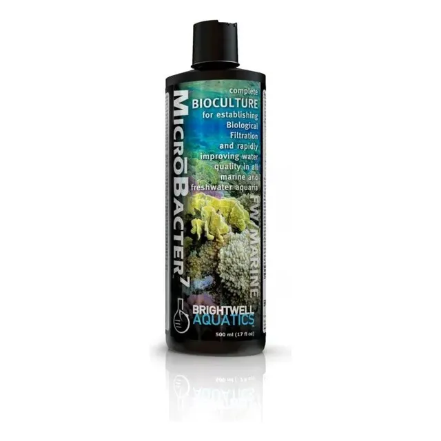 Microbacter 7 500ml - Brightwell Direct - Bacterias nitrificantes y desnitrificantes para acuarios de agua salada y dulce
