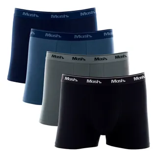 Kit 4 Cuecas Boxer Cotton AlgodĂŁo Tamanho Plus Size Mash Kit 4 Cuecas Boxer Cotton AlgodĂŁo Tamanho Plus Size Mash