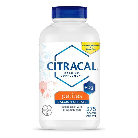Suplemento De Citrato De Calcio Citracal Petites 400 Mg 375