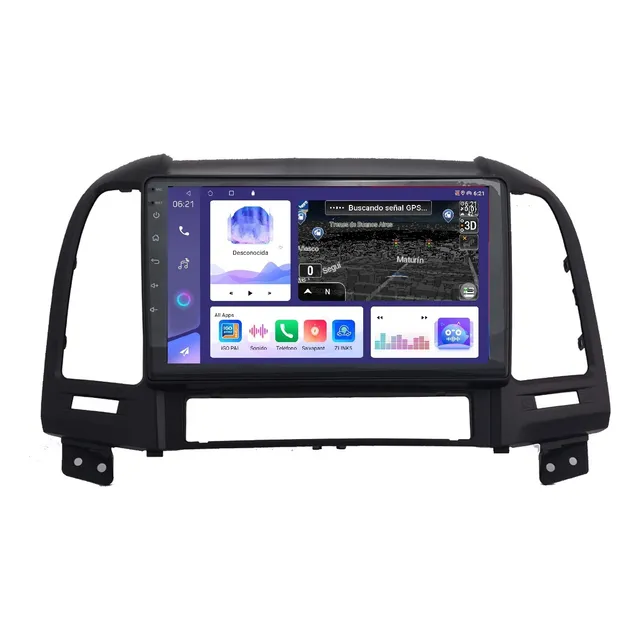 Stereo Android Para Hyundai Santa Fe 4+64 Carplay 