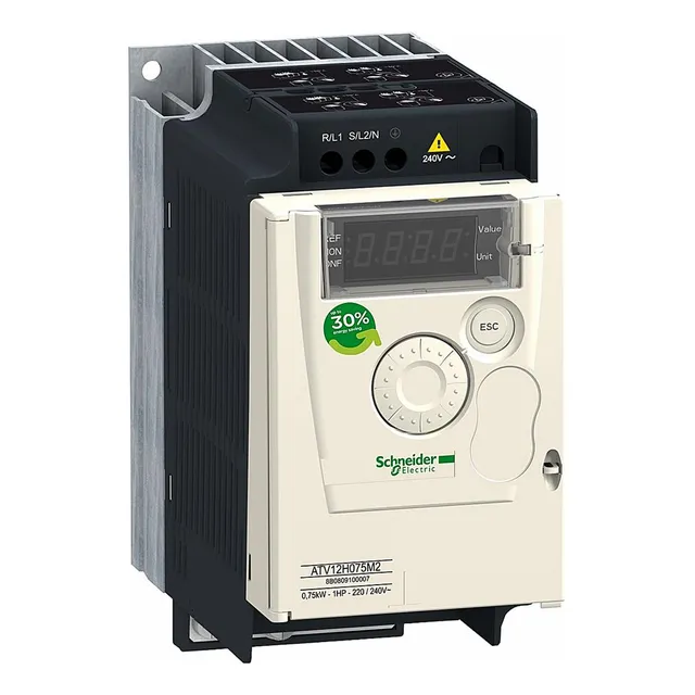 Inversor De Frequência 4.2a 0.75kw/1cv 200-240v Atv12h075m2